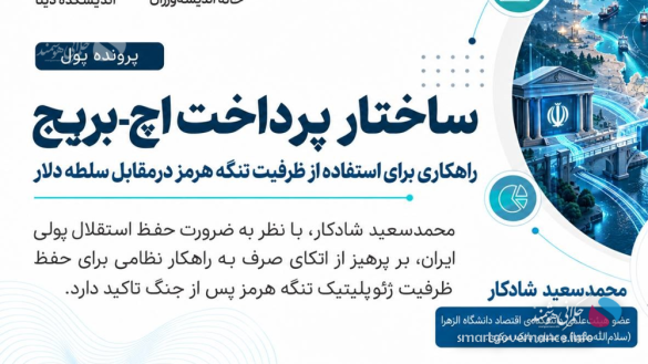 شادکار - باید زیرساخت پرداخت چندجانبه و تحریم‌ناپذیر با محوریت تنگه هرمز ایجاد کنیم - حکمرانی هوشمند پژوهشگر اندیشکده دینا، با تأکید بر ضرورت حفظ استقلال پولی ایران، پیشنهاد کرد زیرساخت پرداخت چندجانبه‌ای با عنوان «H-Bridge» و با محوریت بانک‌های مرکزی ایجاد شود تا ضمن کاهش امکان رصد اطلاعات مالی از سوی آمریکا، از ظرفیت ژئوپلیتیکی تنگه هرمز برای شکل‌دهی به یک شبکه پرداخت بین‌المللی استفاده شود.